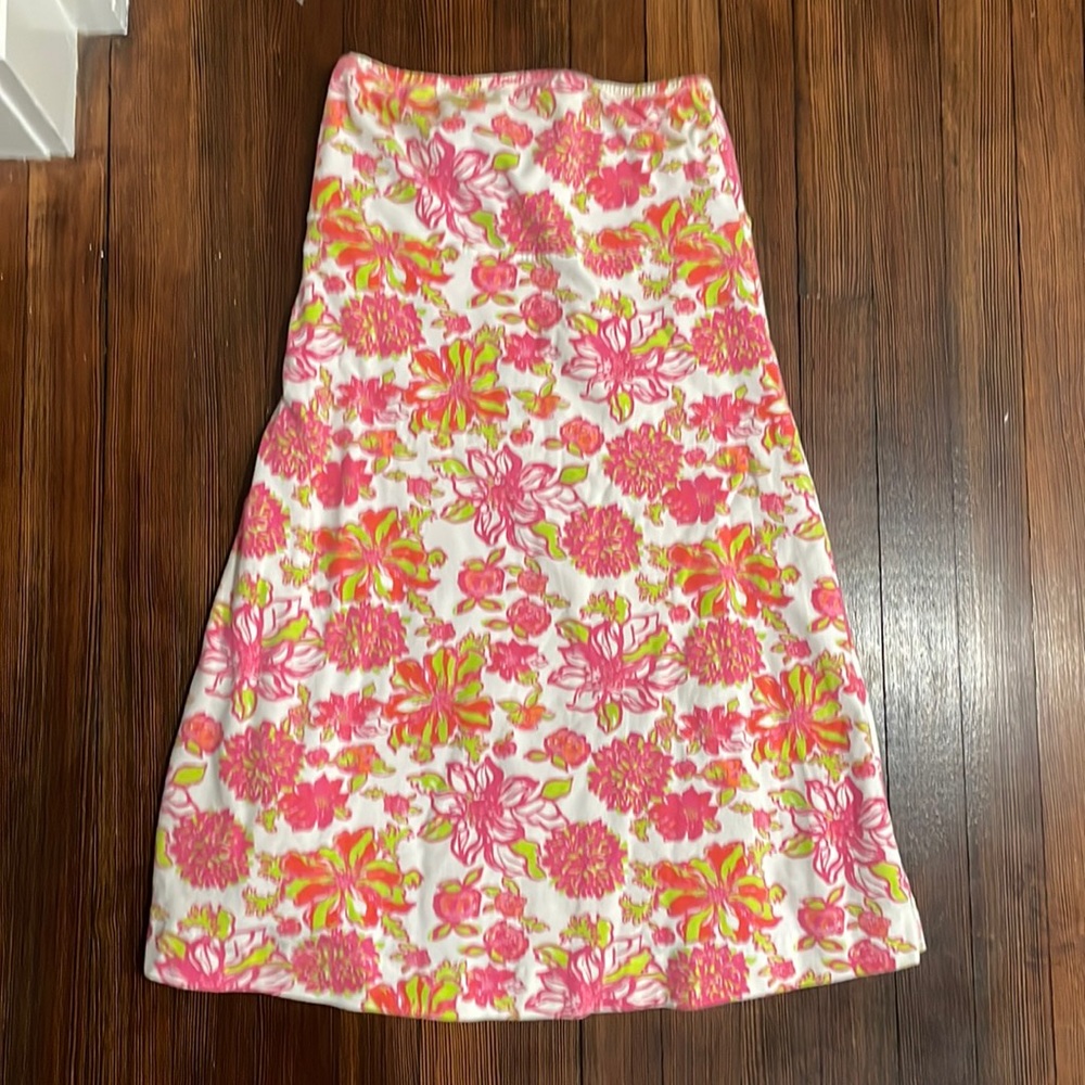 Lilly Pulitzer strapless Sun dress. Size small.